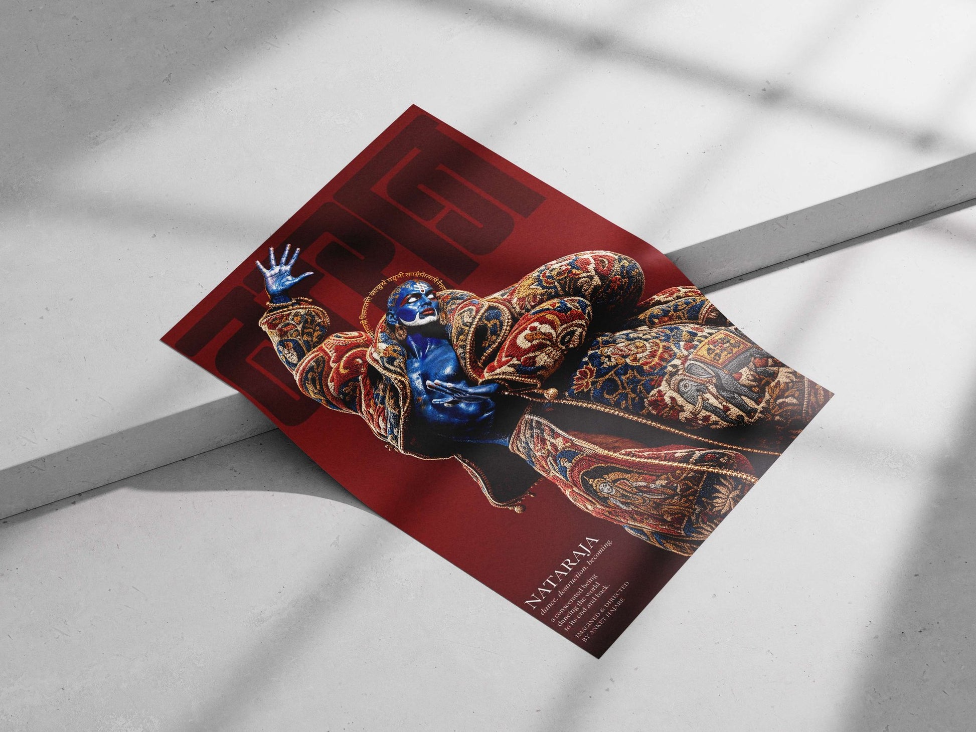 Nataraja (a form of Shiva in Hindu mythology) Main Subject: Nataraja (a form of Shiva in Hindu mythology) Matte poster print