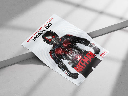 Ant-Man (Marvel's Ant-Man franchise) Scott Lang - Quantum Leap Pop Art Poster