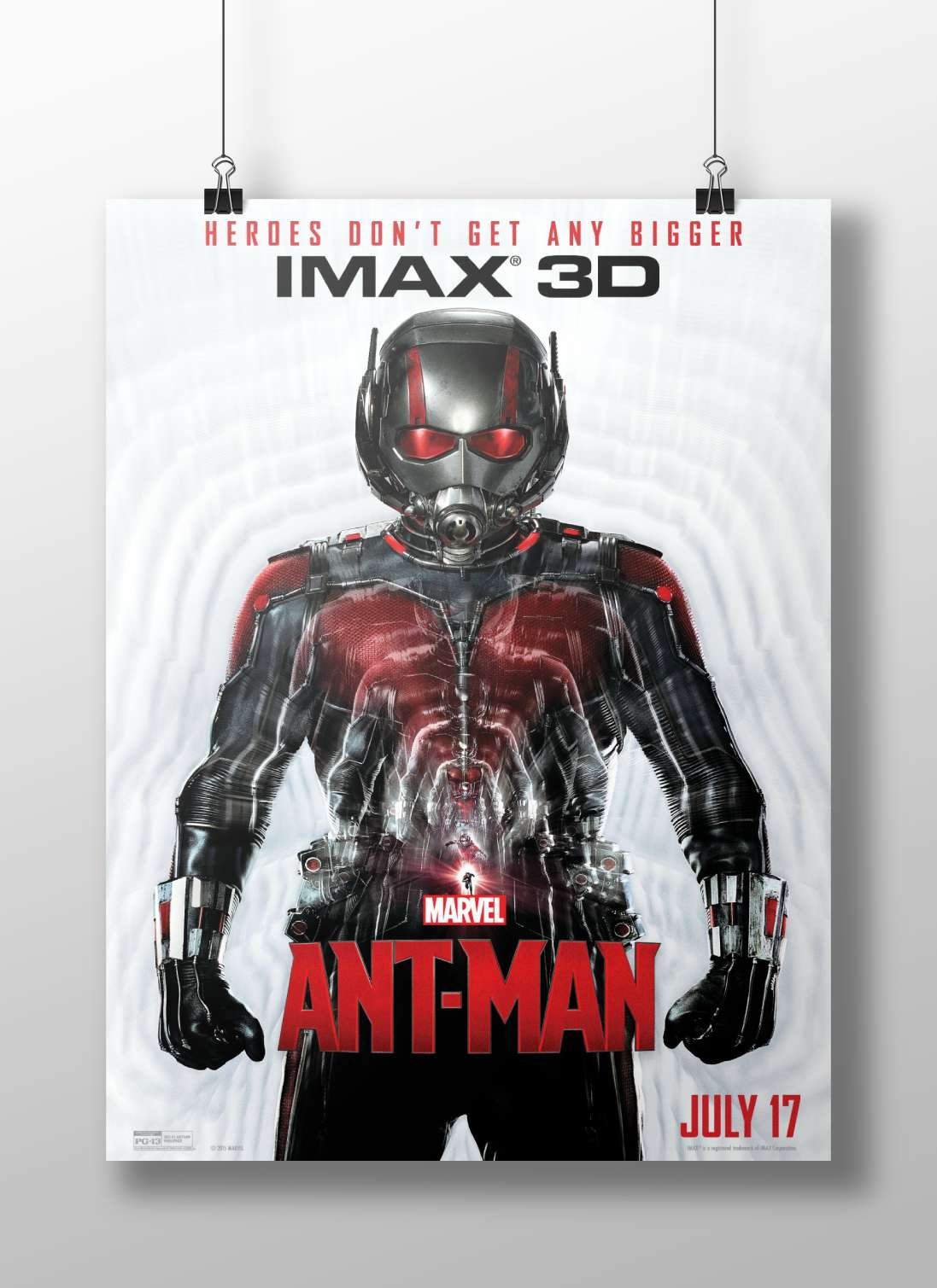 Ant-Man (Marvel's Ant-Man franchise) Scott Lang - Quantum Leap Pop Art Poster
