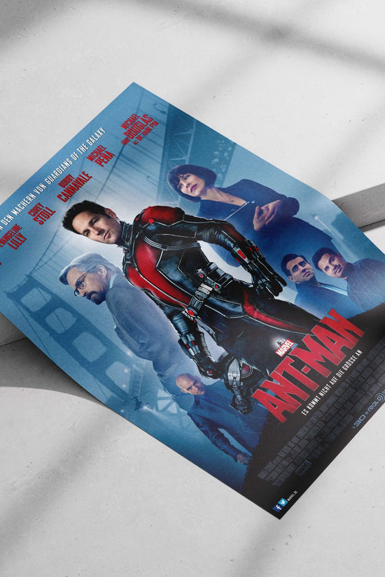 The Marvel Cinematic Universe film "Ant-Man" (2015), starring Paul Rudd as Scott Lang. Ant-Man -