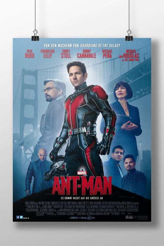 The Marvel Cinematic Universe film "Ant-Man" (2015), starring Paul Rudd as Scott Lang. Ant-Man -