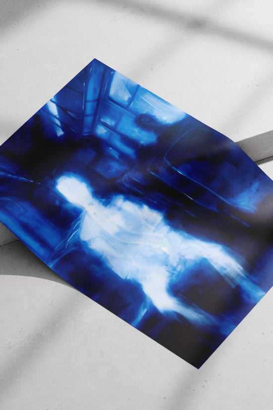 Spectral Human Figure Gandhiji - Spirit Of Freedom Poster