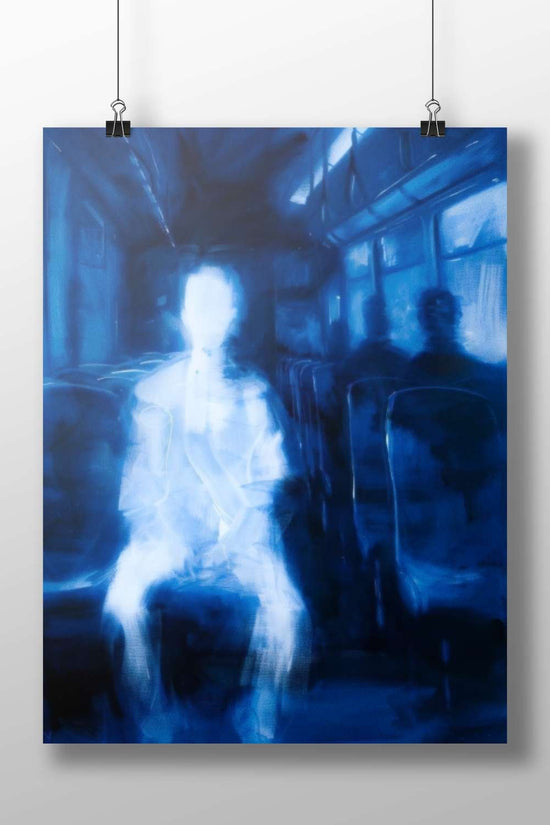 Spectral Human Figure Gandhiji - Spirit Of Freedom Poster