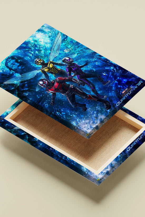 Ant-Man, Wasp, and the Queen from Marvel's *Ant-Man and the Wasp: Quantumania* (confirmed by OCR's
