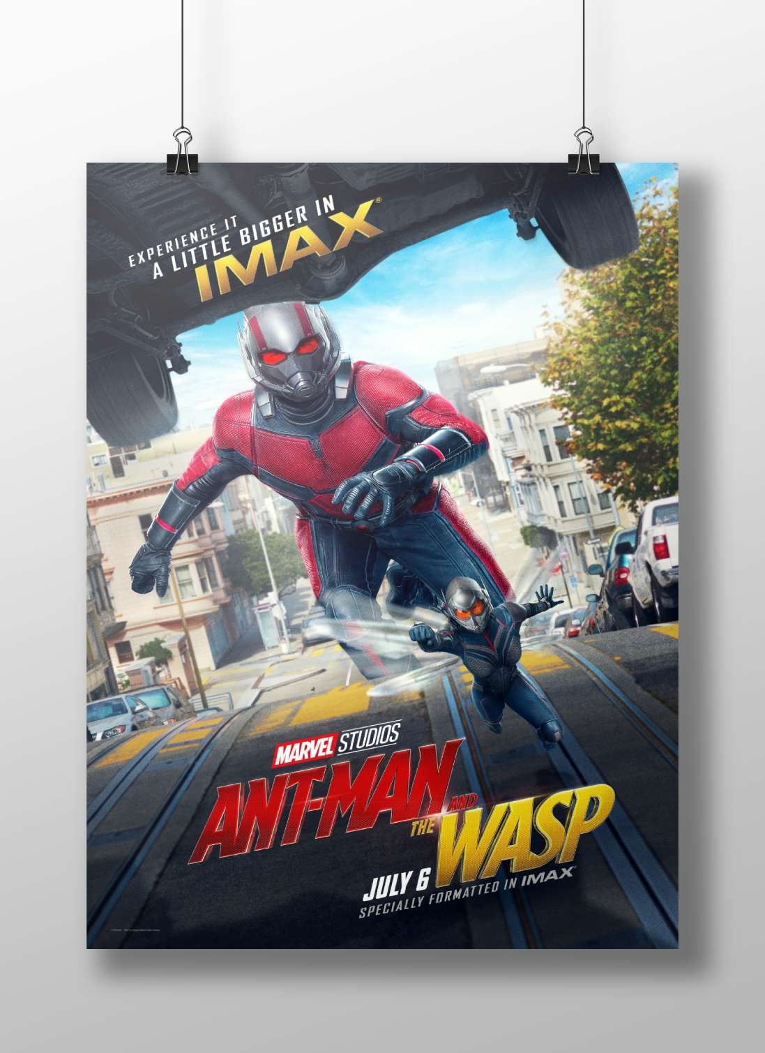 Ant-Man (Scott Lang) and The Wasp (Hope van Dyne) from Marvel Studios' "Ant-Man and The