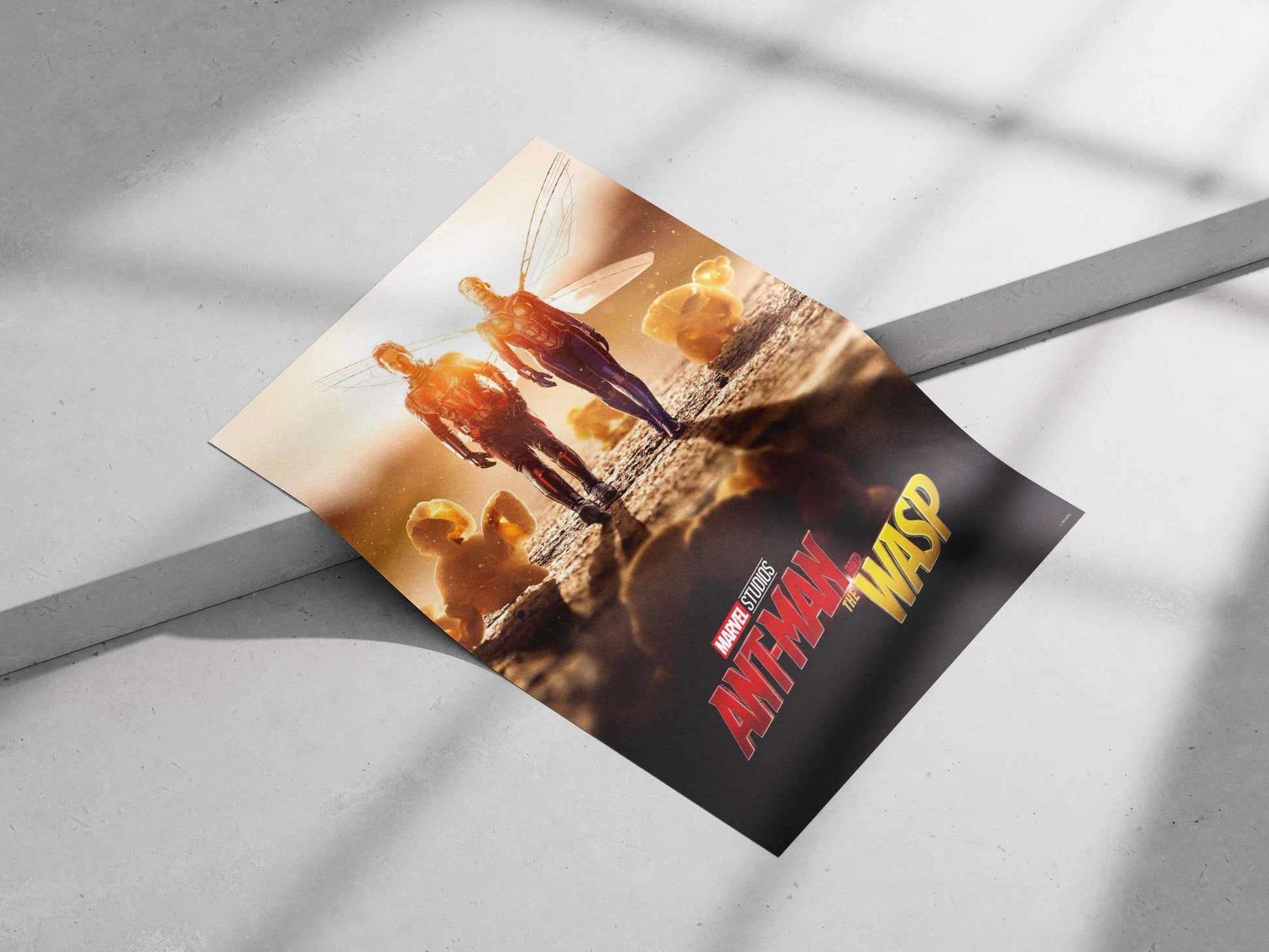 Scott Lang (Ant-Man) and Hope van Dyne (The Wasp) from Marvel Studios' "Ant-Man and The