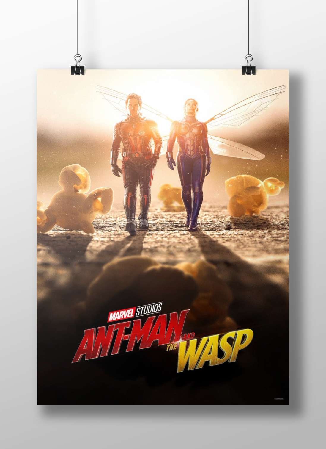 Scott Lang (Ant-Man) and Hope van Dyne (The Wasp) from Marvel Studios' "Ant-Man and The