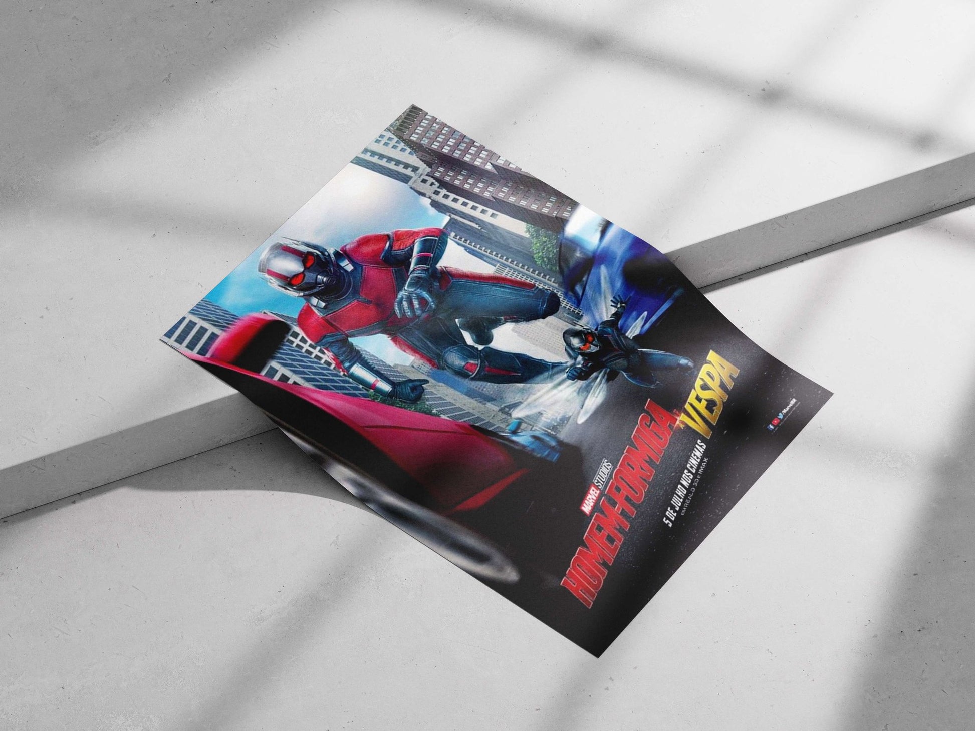 Ant-Man (Scott Lang) and Wasp (Hope van Dyne) from Marvel Studios Ant-Man & Wasp -