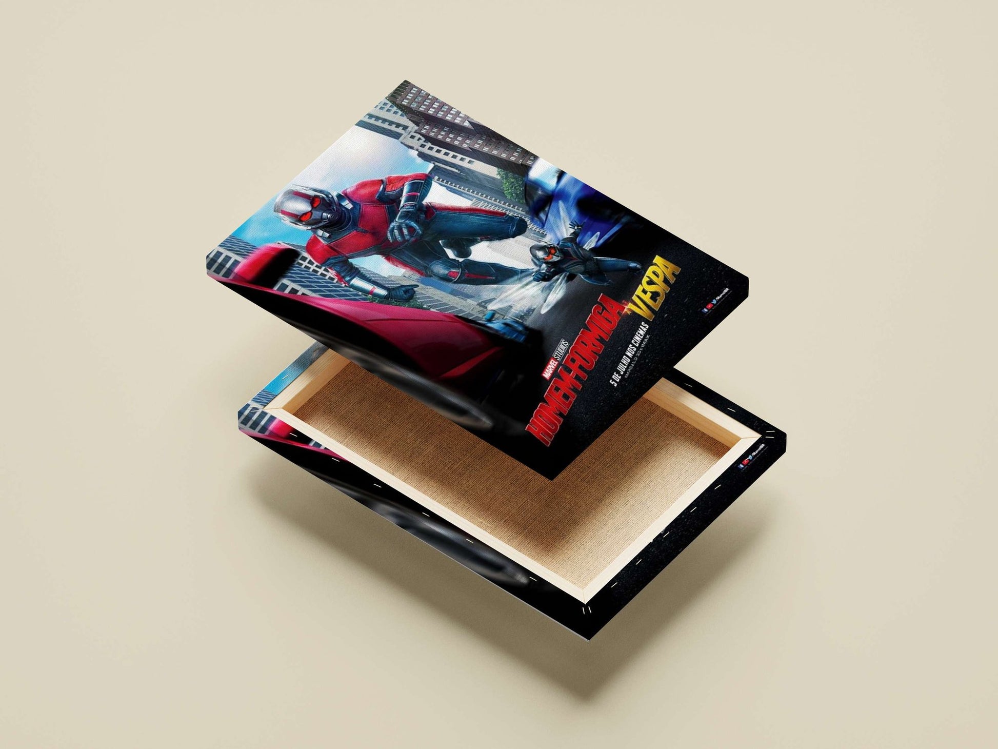 Ant-Man (Scott Lang) and Wasp (Hope van Dyne) from Marvel Studios Ant-Man & Wasp -