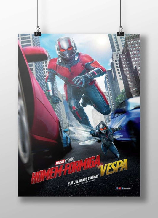 Ant-Man (Scott Lang) and Wasp (Hope van Dyne) from Marvel Studios Ant-Man & Wasp -