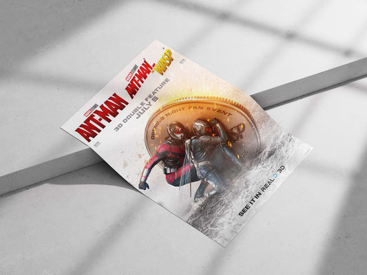 Ant-Man and The Wasp (Marvel Cinematic Universe films) Captain America - Super Hero Icon Poster