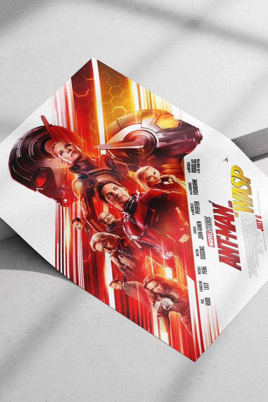 The Marvel Cinematic Universe film "Ant-Man and The Wasp" starring Paul Rudd as Ant-Man and