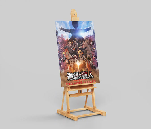 Attack on Titan "The Last Attack" Epic Anime Poster - Survey Corps & Titans Final Battle Print
