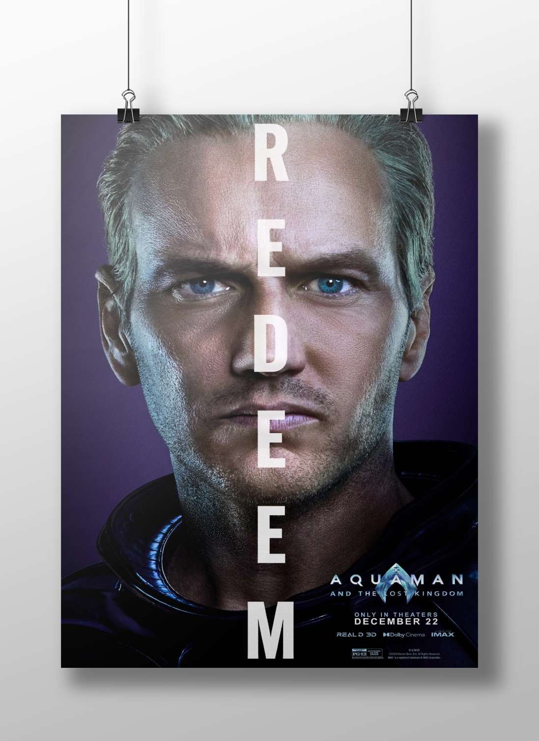 Reed (character from Aquaman and the Lost Kingdom) Aquaman'S Mysterious Guardian - Reed Poster