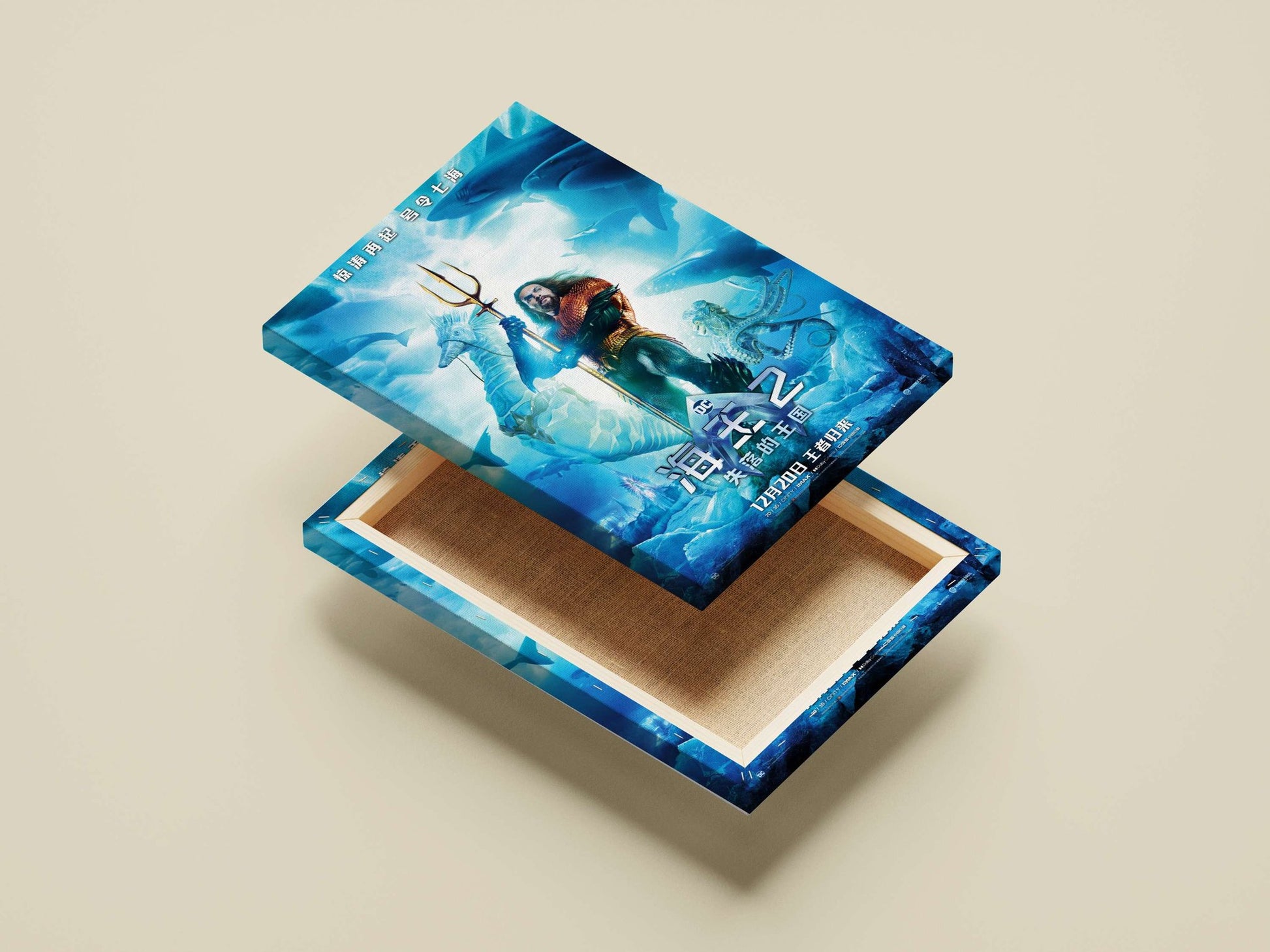 Aquaman (Arthur Curry), DC Comics' Aquaman franchise Arthur Curry - Deep Blue Pop Art Poster