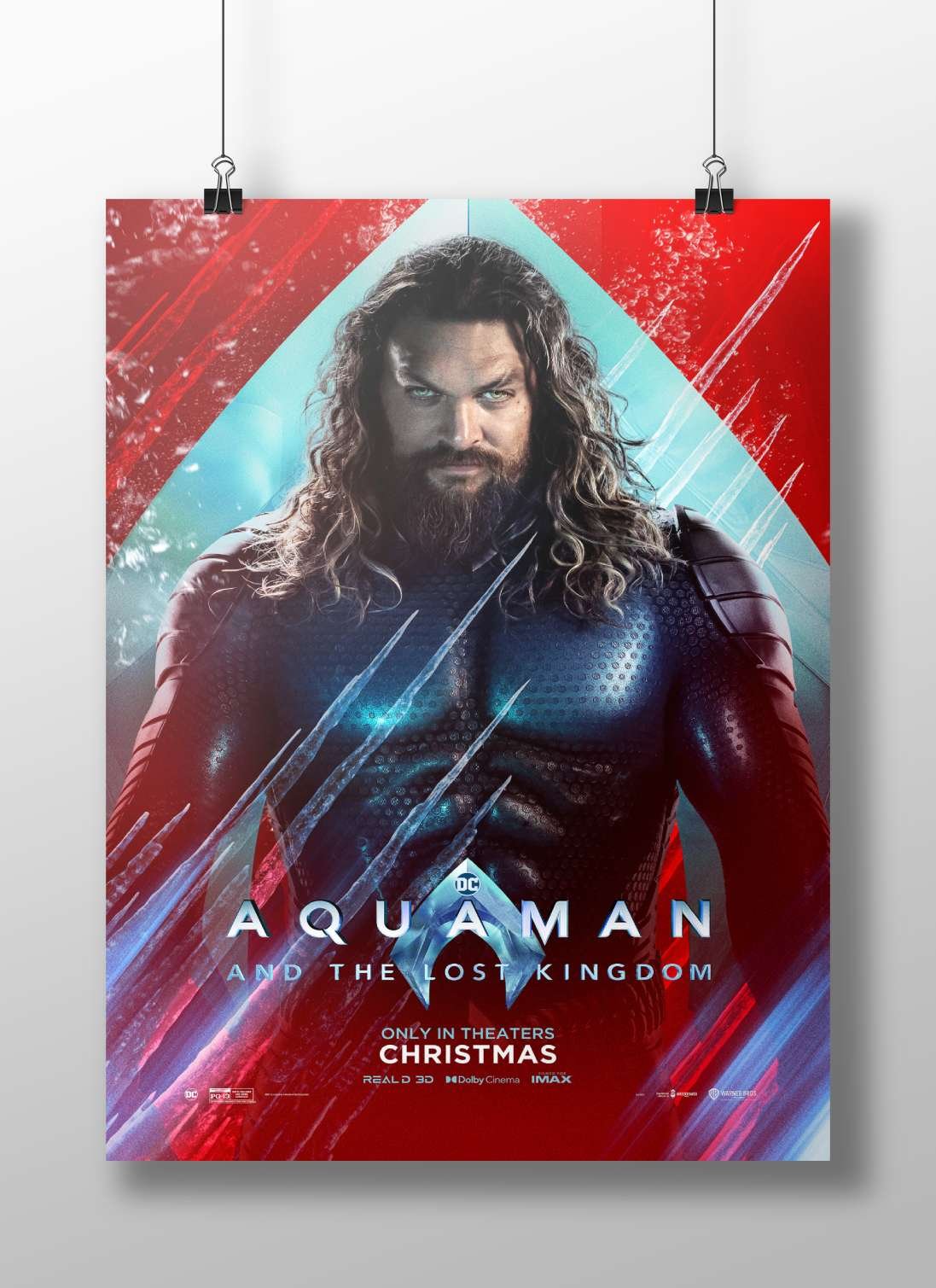 Aquaman (from the DC Comics franchise, specifically the movie "Aquaman and the Lost Kingdom") Aquaman