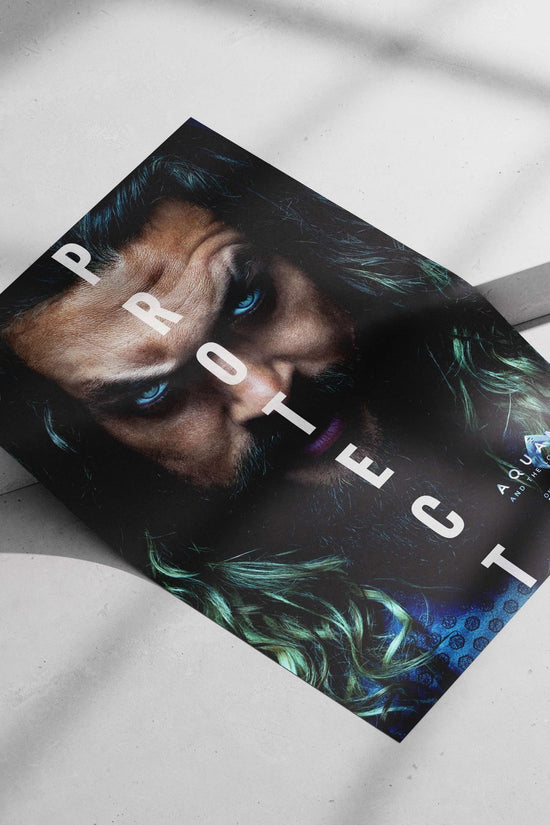 Aquaman (Arthur Curry), a DC Comics superhero and demigod from the film "Aquaman and the