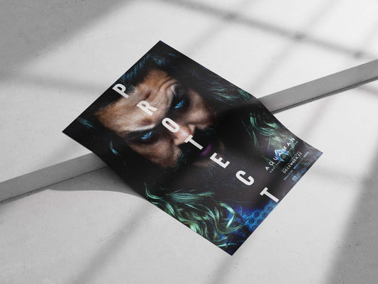 Aquaman (Arthur Curry), a DC Comics superhero and demigod from the film "Aquaman and the