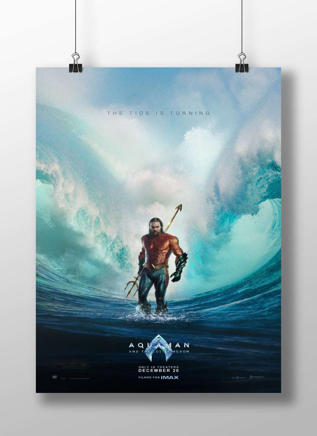 Aquaman (from DC's "Aquaman and the Lost Kingdom" franchise) Aquaman - Heroic Legend Poster
