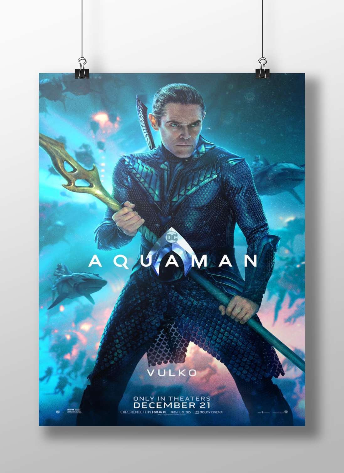 Vulko (DC Comics Aquaman film character) Aquaman'S Trusted Advisor - Vulko Poster