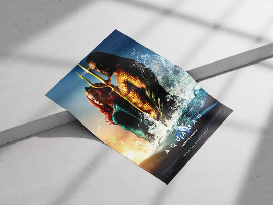 The film "Aquaman" from the DC Comics franchise. Aquaman - Legend Of The Ocean Poster