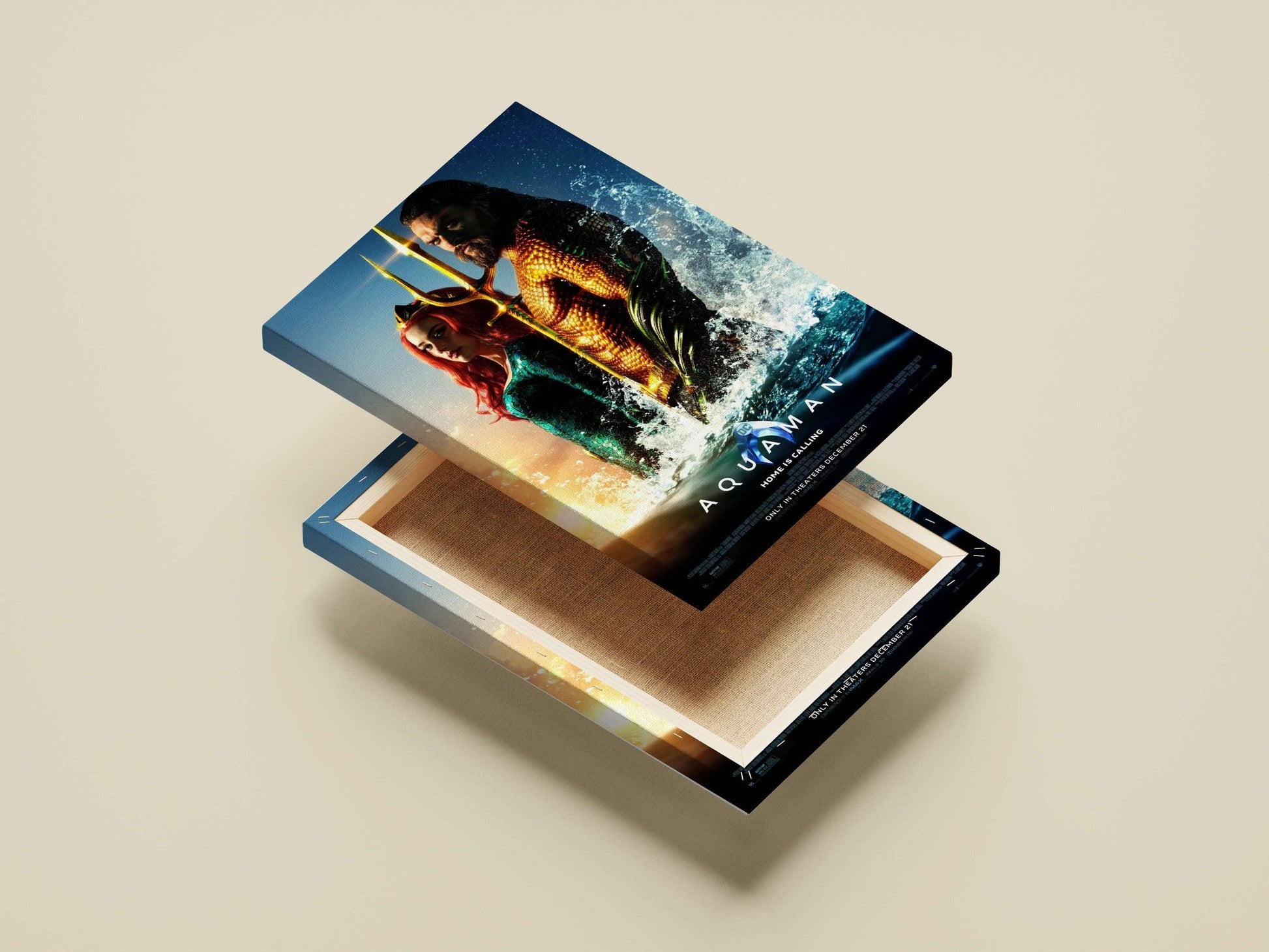 The film "Aquaman" from the DC Comics franchise. Aquaman - Legend Of The Ocean Poster