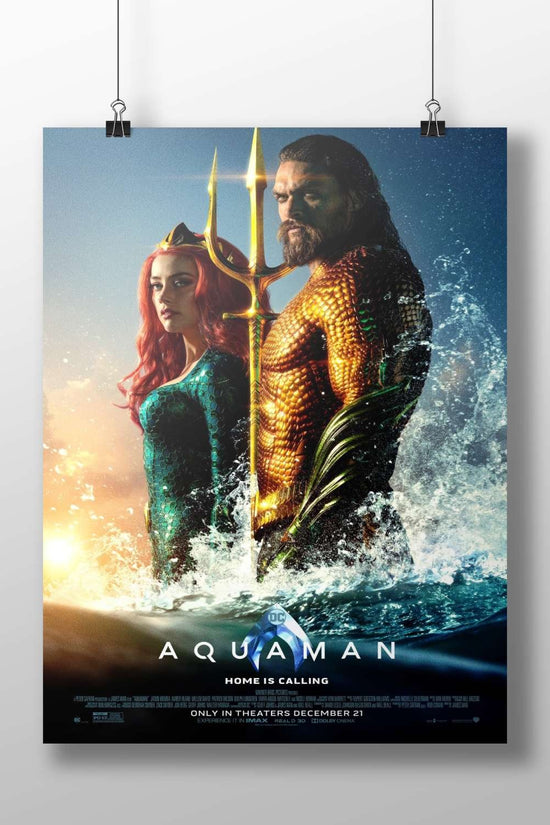 The film "Aquaman" from the DC Comics franchise. Aquaman - Legend Of The Ocean Poster
