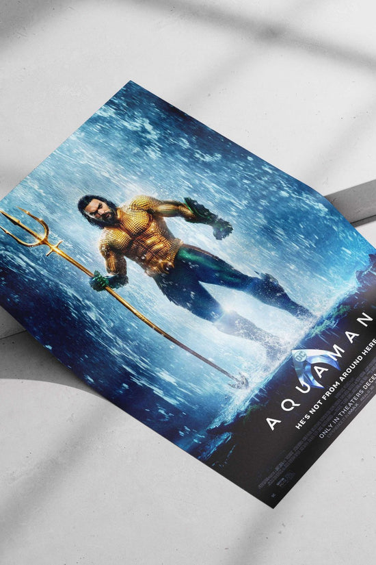 Aquaman (DC Comics superhero from the Aquaman film franchise) Aquaman - Mythical Undersea King Poster