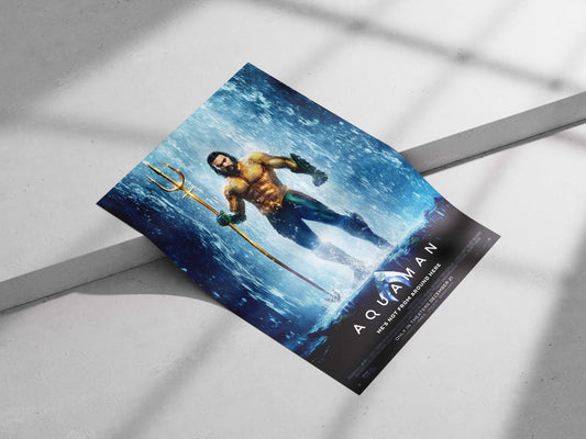 Aquaman (DC Comics superhero from the Aquaman film franchise) Aquaman - Mythical Undersea King Poster
