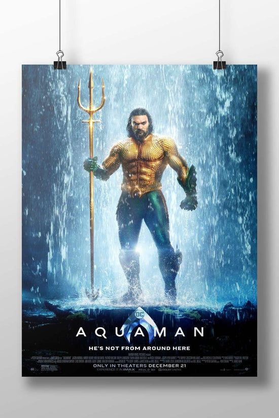 Aquaman (DC Comics superhero from the Aquaman film franchise) Aquaman - Mythical Undersea King Poster