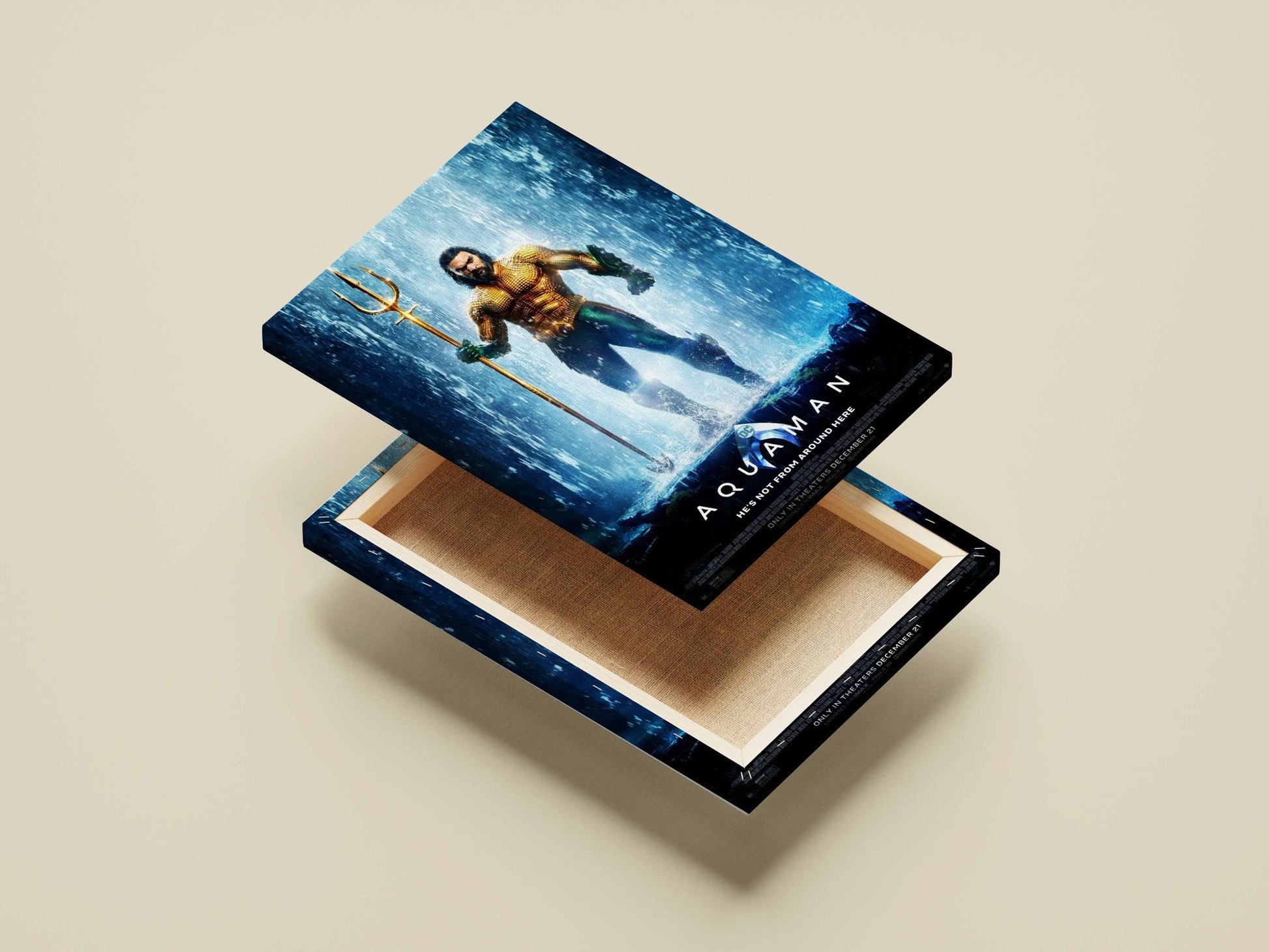 Aquaman (DC Comics superhero from the Aquaman film franchise) Aquaman - Mythical Undersea King Poster