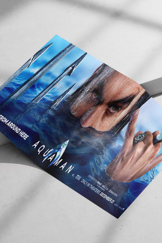 Aquaman (DC Comics superhero character from the movie "Aquaman" 2018) Aquaman - Heroic Legend Poster