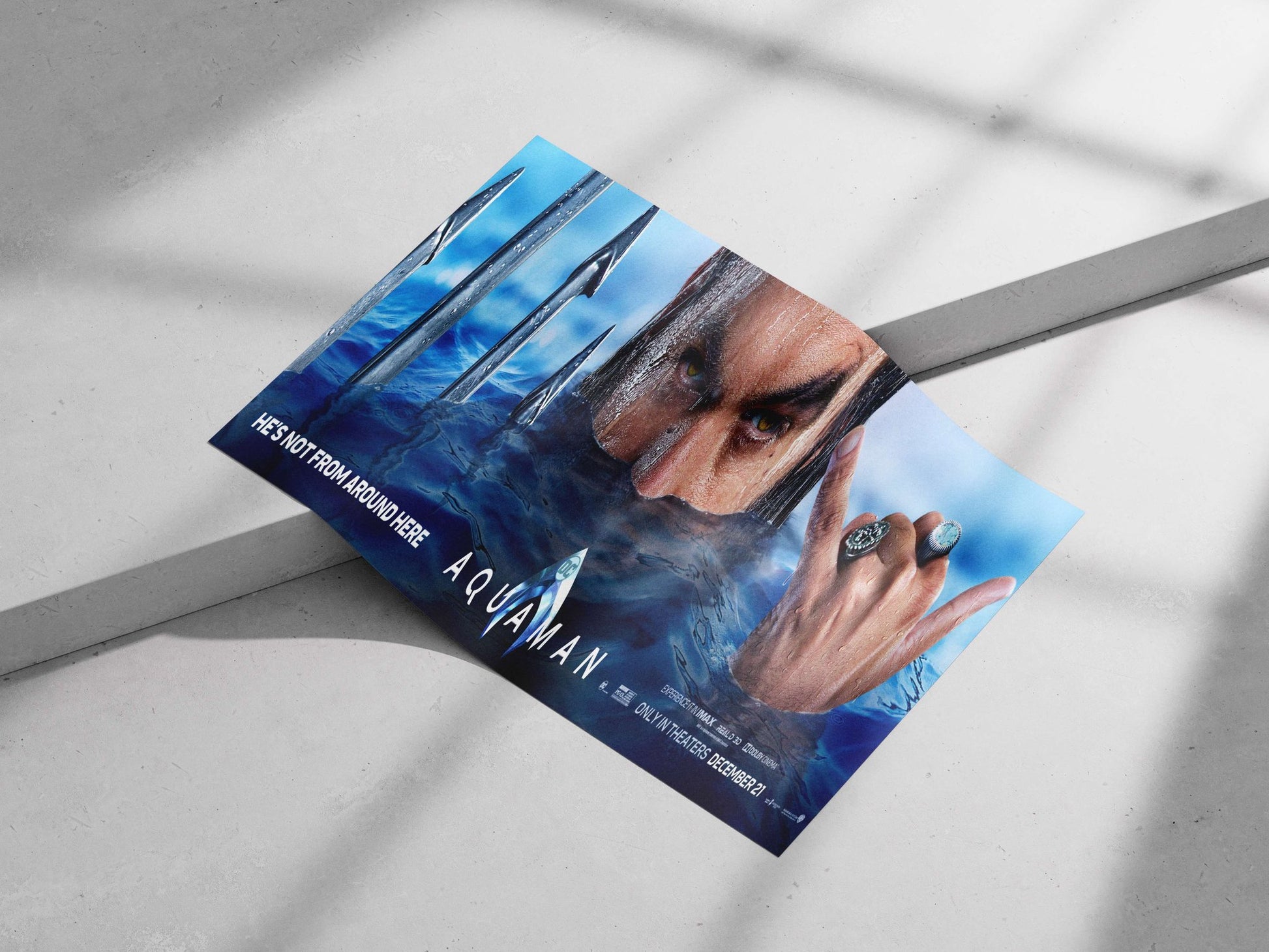 Aquaman (DC Comics superhero character from the movie "Aquaman" 2018) Aquaman - Heroic Legend Poster