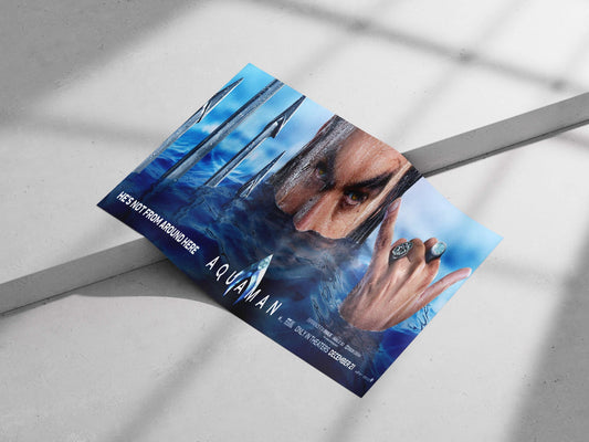 Aquaman (DC Comics superhero character from the movie "Aquaman" 2018) Aquaman - Heroic Legend Poster