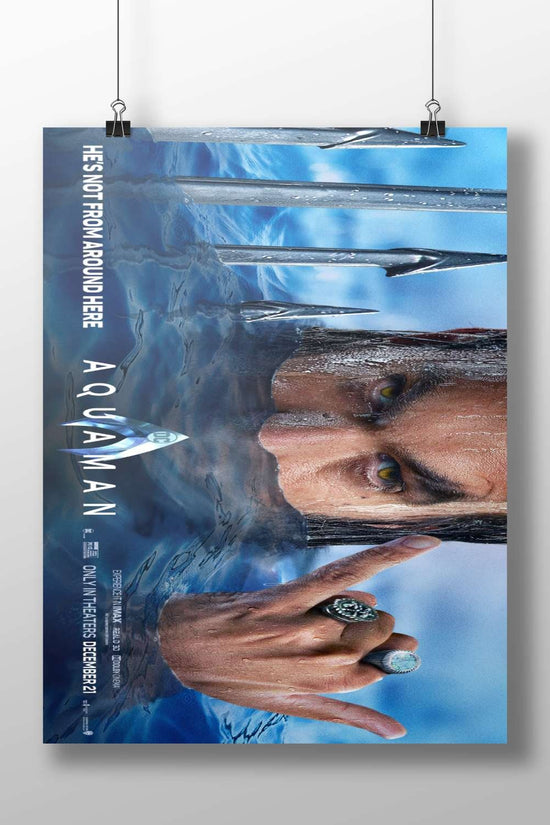 Aquaman (DC Comics superhero character from the movie "Aquaman" 2018) Aquaman - Heroic Legend Poster