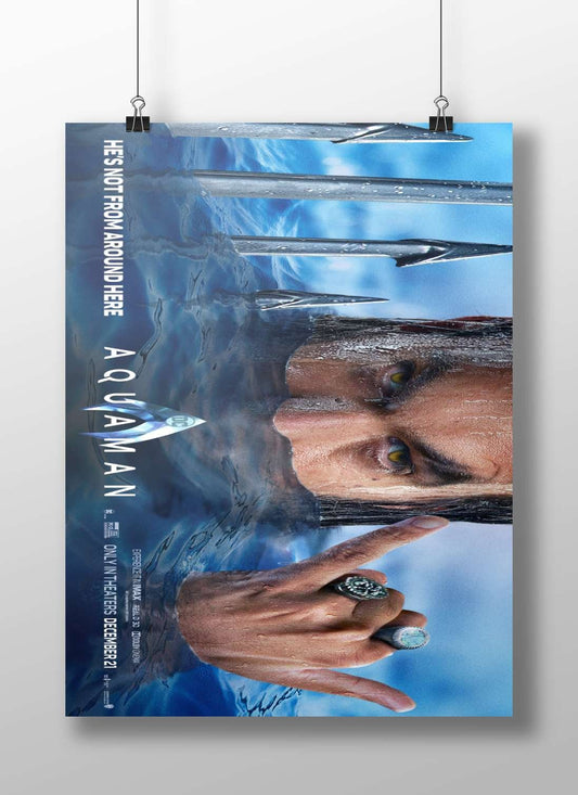 Aquaman (DC Comics superhero character from the movie "Aquaman" 2018) Aquaman - Heroic Legend Poster