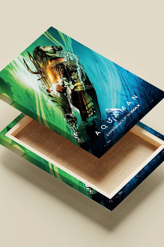 Aquaman (DC Comics character, 2018 film "Aquaman") Aquaman - Mysterious Deep Blue Hero Poster