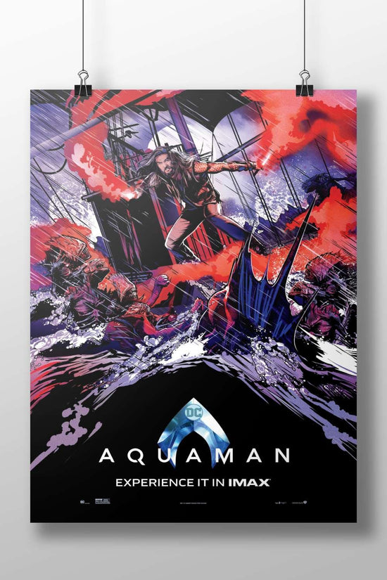 Aquaman (the DC Comics film) Aquaman - Oceans Of Power Poster