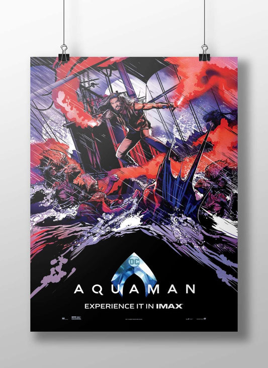 Aquaman (the DC Comics film) Aquaman - Oceans Of Power Poster