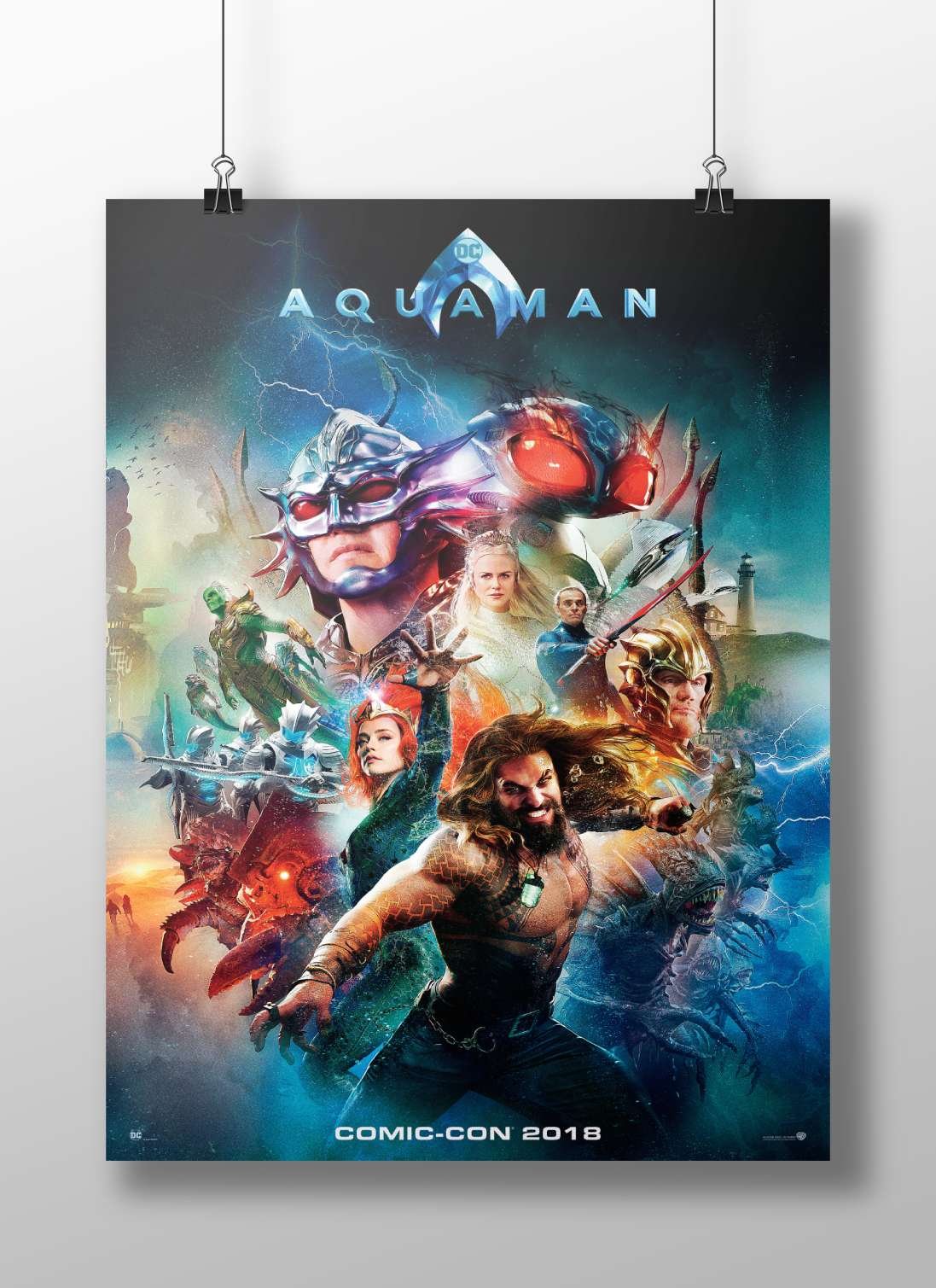 Aquaman (2018 DC Comics superhero film) Aquaman - Heroic Legend Poster