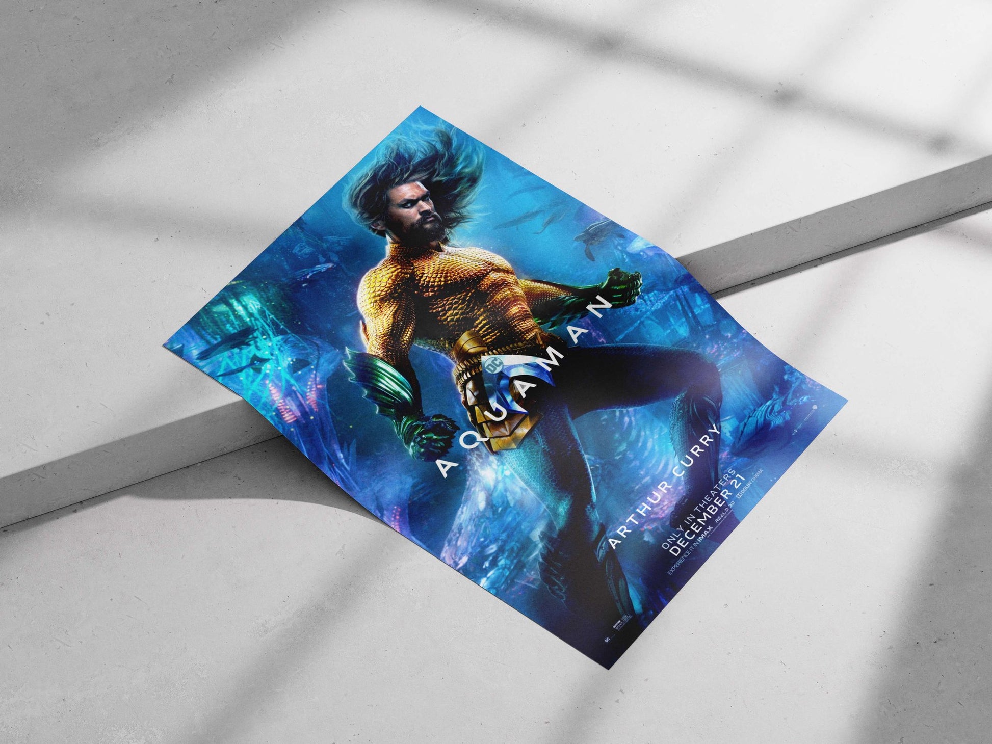 Arthur Curry (real name), DC Comics' Aquaman franchise. Arthur Curry - Mera Naam Aquaman Poster