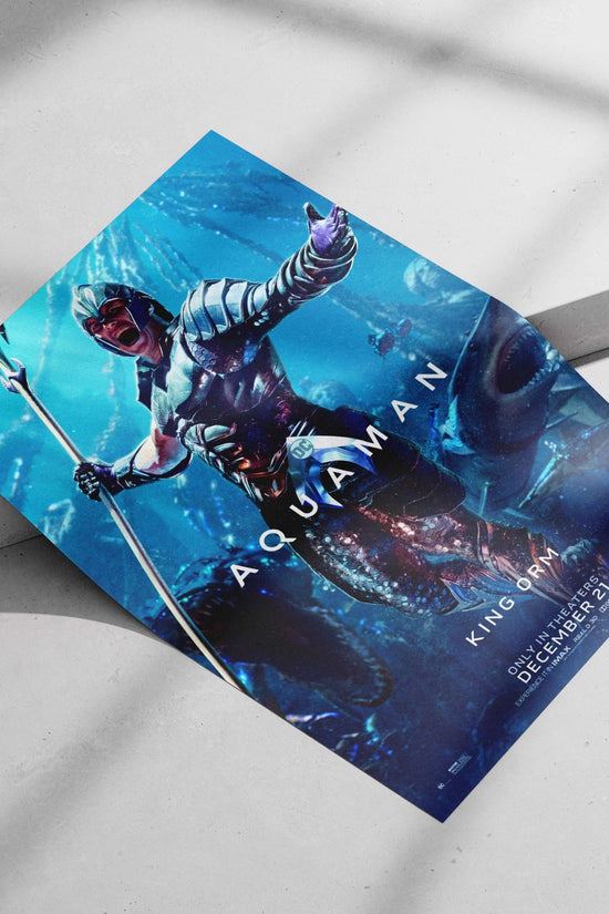 King Orm from the Aquaman franchise King Orm - Aqueous Majesty Poster