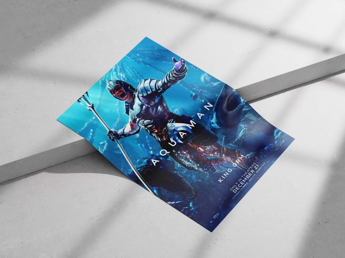 King Orm from the Aquaman franchise King Orm - Aqueous Majesty Poster