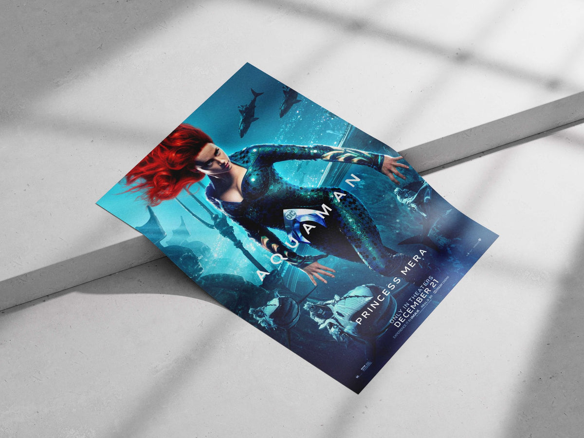 Princess Mera from the Aquaman franchise (DC Comics). Princess Mera - Aquaman Legend Poster