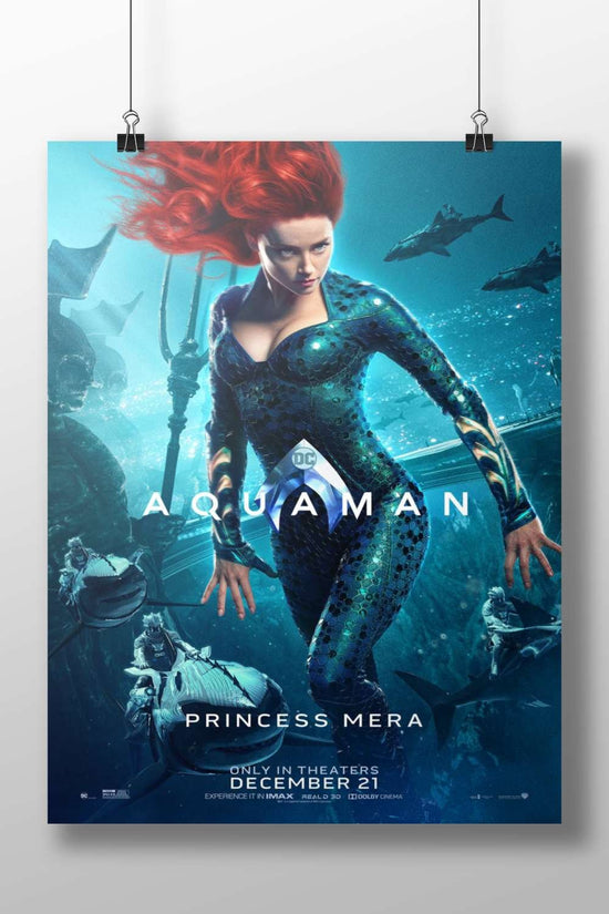 Princess Mera from the Aquaman franchise (DC Comics). Princess Mera - Aquaman Legend Poster