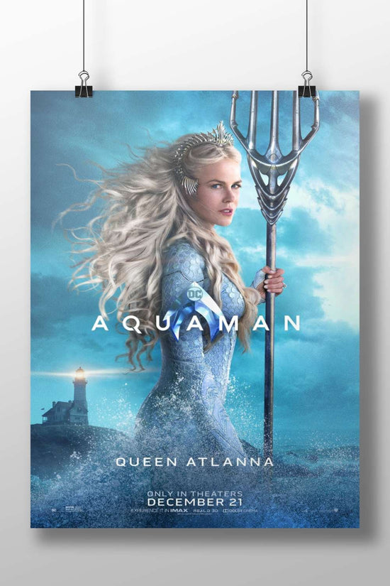 Queen Atlanna from the Aquaman franchise (DC Comics). Aquaman'S Queen Atlanna - Mythic Pop Art