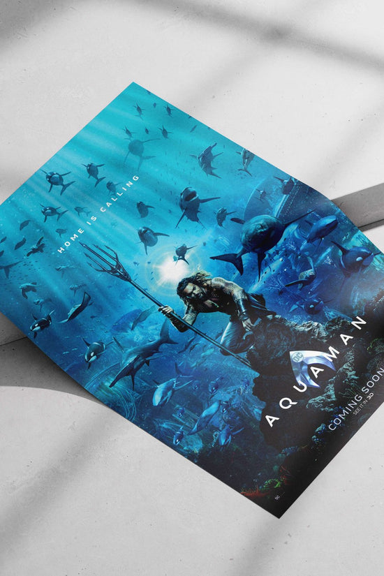 Aquaman (Arthur Curry), DC Comics superhero Aquaman - Diving Deep Poster