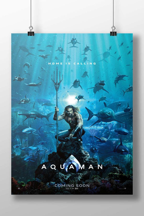 Aquaman (Arthur Curry), DC Comics superhero Aquaman - Diving Deep Poster