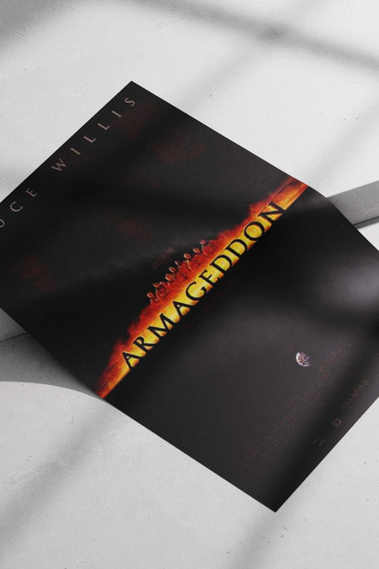 Armageddon - Doomsday Minimalist Noir Poster