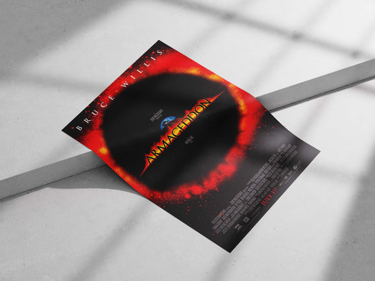 Armageddon (movie) Armageddon - Cosmic Survival Pop Art Poster